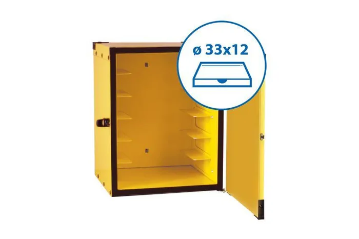 Jäik termokarp pitsakarpidele, d-33cm